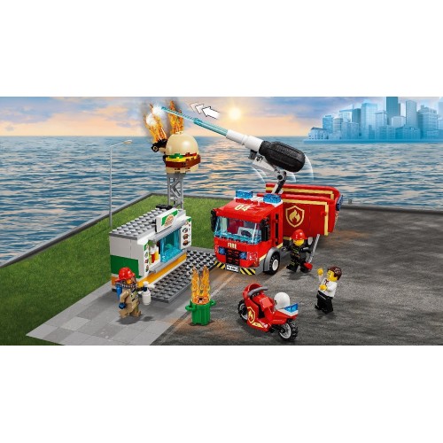 LEGO City Διάσωση Από Την Πυρκαγιά Στο Μπέργκερ Μπαρ - Burger Bar Fire Rescue 60214 5702016369267