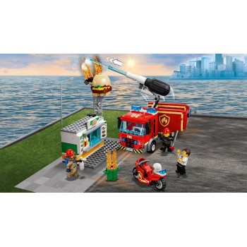 LEGO City Διάσωση Από Την Πυρκαγιά Στο Μπέργκερ Μπαρ - Burger Bar Fire Rescue 60214 5702016369267