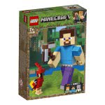 LEGO Minecraft Bigfig Στηβ Με Παπαγάλο - Steve Bigfig With Parrot 21148 5702016370560