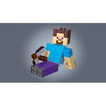 LEGO Minecraft Steve Bigfig With Parrot 21148 5702016370560