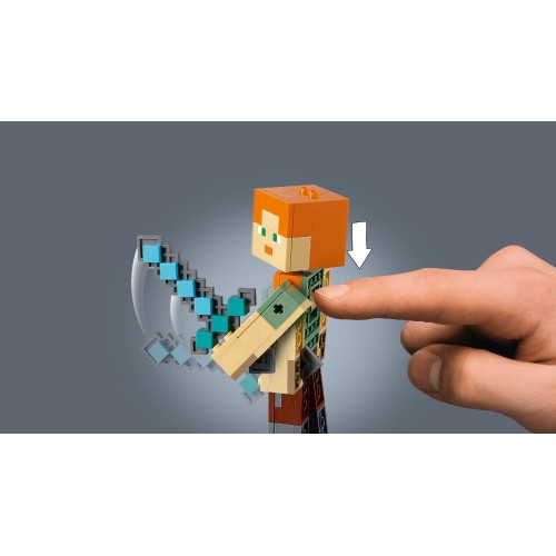 LEGO Minecraft Alex Bigfig With Chicken 21149 5702016370874