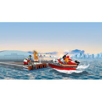 LEGO City Πυρκαγιά Στην Αποβάθρα - Dock Side Fire 60213 5702016369250
