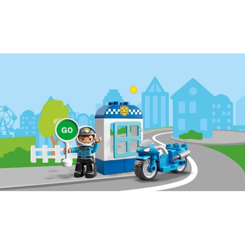 LEGO Duplo Town Αστυνομική Μοτοσικλέτα - Police Bike 10900 5702016367645