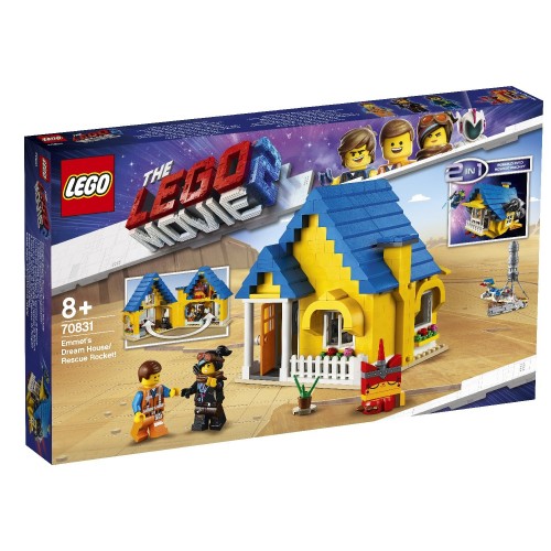 LEGO Movie 2 Ονειρεμένο Σπίτι-Ρουκέτα Διάσωσης Του Έμμετ! 70831 5702016368130