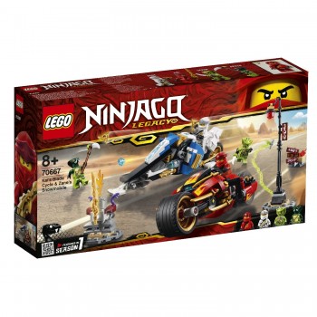 LEGO Ninjago Δίτροχο Με Λεπίδες Του Κάι Και Όχημα Χιονιού Του Ζέιν 70667 5702016367478