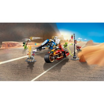 LEGO Ninjago Kais Blade Cycle And Zanes Snowmobile 70667 5702016367478