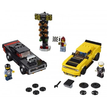 LEGO Speed Champions 2018 Dodge Challenger SRT Demon Και 1970 Dodge Charger R/T 75893 5702016370973