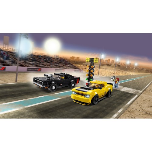 LEGO Speed Champions 2018 Dodge Challenger SRT Demon And 1970 Dodge Charger R/T 75893 5702016370973