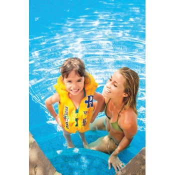 INTEX ΣΩΣΙΒΙΟ ΓΙΛΕΚΟ Pool School (Step 2) Deluxe Swim Vest 58660 6941057456607