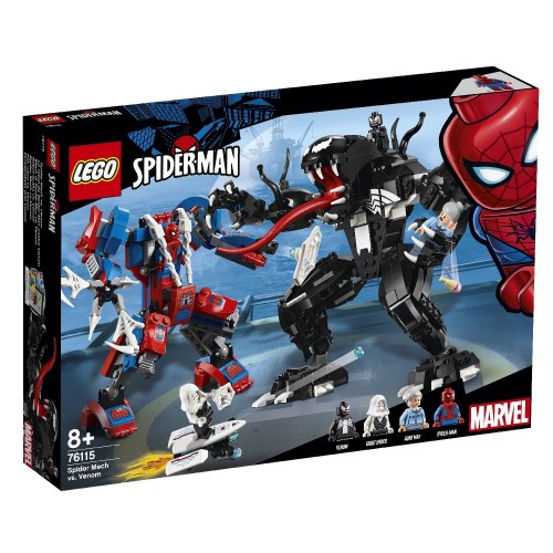 LEGO Marvel Super Heroes Ρομποτική Στολή Σπάιντερ Εναντίον Βένομ 76115 5702016368888