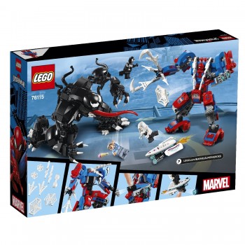 LEGO Marvel Super Heroes Ρομποτική Στολή Σπάιντερ Εναντίον Βένομ 76115 5702016368888