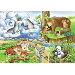 Ravensburger 2X12 Pcs Puzzle Zoo 07602 4005556076024