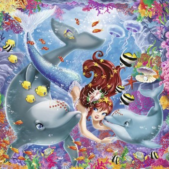 Ravensburger 3X49 Pcs Puzzle Mermaids 08063 4005556080632