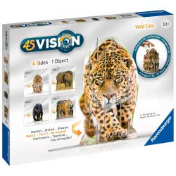 Ravensburger 60 Pcs Puzzle 4S Vision Wild Cats 18051 4005556180516