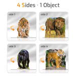 Ravensburger 60 Pcs Puzzle 4S Vision Wild Cats 18051 4005556180516
