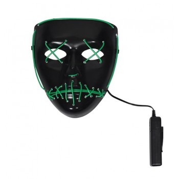 Fun Fashion Μάσκα Φωτιζόμενη Light Up - 4 Χρώματα(Κίτρινη Κόκκινη Μπλε Πράσινη) 80975 5204745809750