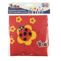 Diakakis imports The Littlies Painting Apron With Sleeves 43X55 Cm - 2 Colours 0646110 5205698416569