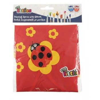 Diakakis imports The Littlies Painting Apron With Sleeves 43X55 Cm - 2 Colours 0646110 5205698416569