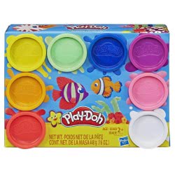 Hasbro Play-Doh Rainbow Μη Τοξικά Πλαστοζυμαράκια Με 8 Χρώματα E5044 / E5062 5010993560196