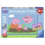 Ravensburger Παζλ 2Χ24τεμ. Peppa Το Γουρουνάκι 09082 4005556090822