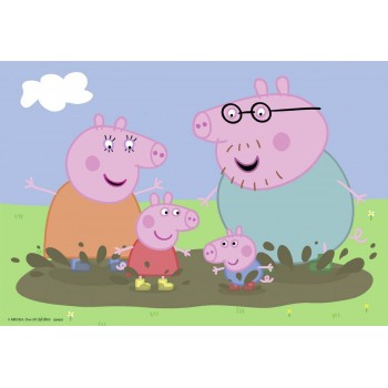 Ravensburger Παζλ 2Χ24τεμ. Peppa Το Γουρουνάκι 09082 4005556090822