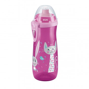 NUK First Choice Sports Cup Push-Pull 450Ml - 2 Designs 10255412 4008600310136