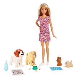Mattel Barbie Doggy Daycare Doll And Pets FXH07 / FXH08 887961691290
