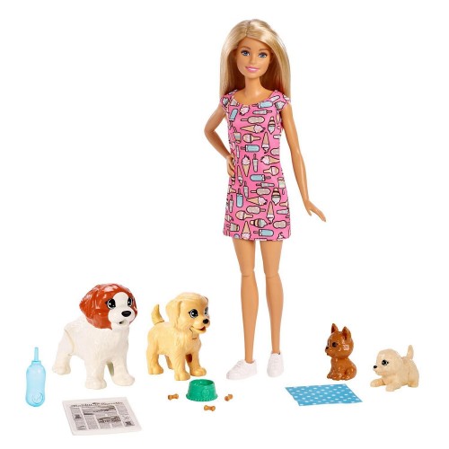 Mattel Barbie Doggy Daycare Doll And Pets FXH07 / FXH08 887961691290