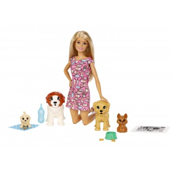 Mattel Barbie Doggy Daycare Doll And Pets FXH07 / FXH08 887961691290