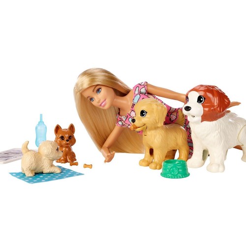 Mattel Barbie Doggy Daycare Doll And Pets FXH07 / FXH08 887961691290