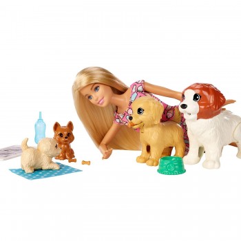 Mattel Barbie Doggy Daycare Doll And Pets FXH07 / FXH08 887961691290