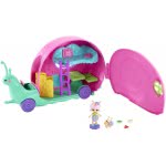 Mattel Enchantimals Petal Park Slow-Mo Camper Vehicle Playset With Saxon Snail Doll GCT42 887961734119