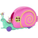 Mattel Enchantimals Petal Park Slow-Mo Camper Vehicle Playset With Saxon Snail Doll GCT42 887961734119
