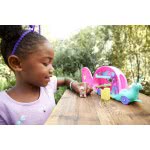 Mattel Enchantimals Petal Park Slow-Mo Camper Vehicle Playset With Saxon Snail Doll GCT42 887961734119