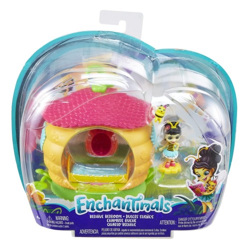 Mattel Enchantimals Petal Park - Ζουζουνάκια Φιλαράκια Σπιτάκι Υπνοδωμάτιο FXM96 / FXM99 887961695779