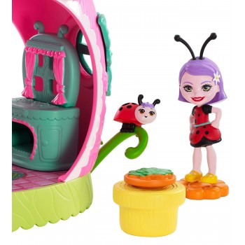 Mattel Enchantimals Petal Park - Ζουζουνάκια Φιλαράκια Σπιτάκι Κουζίνα FXM96 / FXM98 887961695748