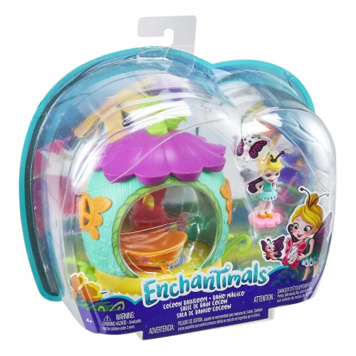 Mattel Enchantimals Petal Park - Cocoon Bathroom Playset FXM96 / FXM97 887961695755