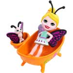 Mattel Enchantimals Petal Park - Ζουζουνάκια Φιλαράκια Σπιτάκι Μπάνιο Κουκούλι FXM96 / FXM97 887961695755