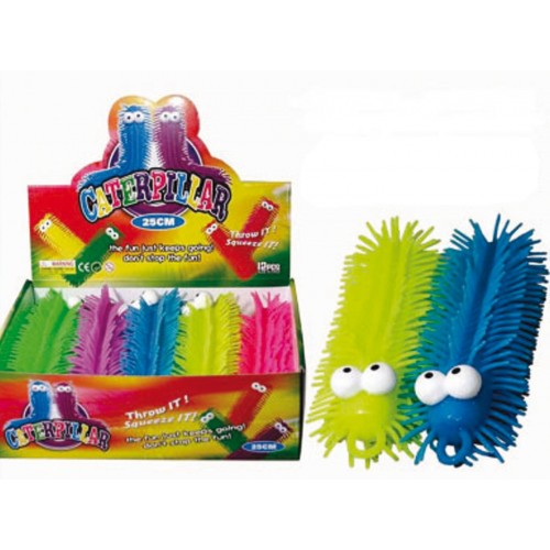 Fun Trading Squishy Squeezy Caterpillar 25 Cm With Light - 5 Colours 10104787 4260059599955