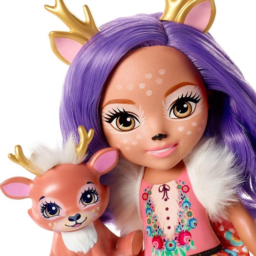 Mattel Enchantimals Big Doll - Danessa Deer With Sprint FRH51 / FRH54 887961625769