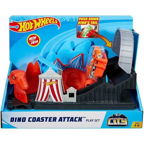 Mattel Hot Wheels City Η Επίθεση Του Δεινόσαυρου Πίστα Με Τέρατα FNB05 / GBF93 887961713909