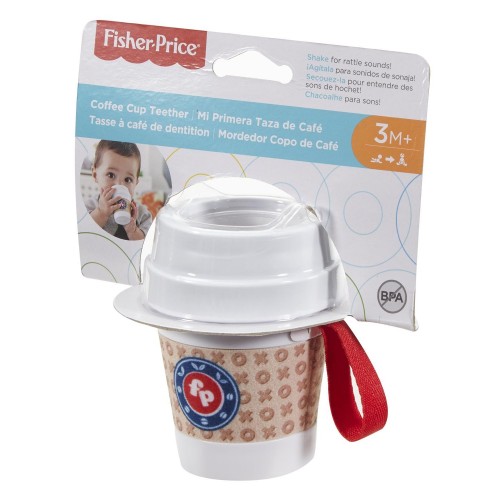 Mattel Coffee Mug Rattle And Teether DYW60 887961424010