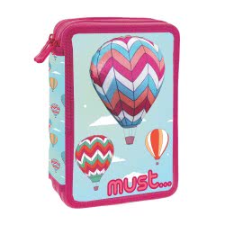 Diakakis imports 3D Pencil Case Full Balloon Pink 15X5x21 Cm 000579649 5205698434082