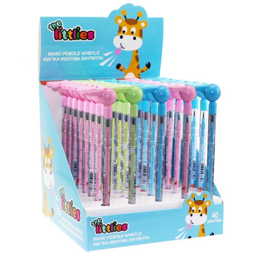 Diakakis imports The Littlies Magic Pencil Whistle - 3 Colours 000646513 6922139433327