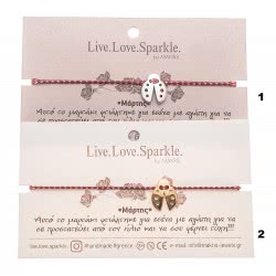 OEM Bracelet Martaki Ladybug 1,5 Cm. - 2 Colours CMB581R 5207216019108