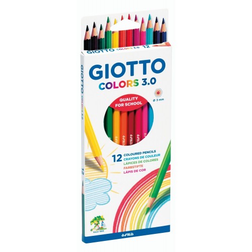 Giotto FILA Ξυλομπογιες Colors 3.0 12 Τεμάχια 000276600 8000825009907