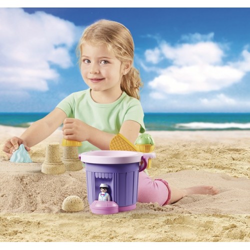 Playmobil Ice Cream Shop Sand Bucket 9406 4008789094063