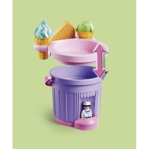 Playmobil Παγωτατζίδικο-Κουβαδάκι - Ice Cream Shop Sand Bucket 9406 4008789094063