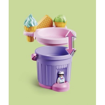 Playmobil Ice Cream Shop Sand Bucket 9406 4008789094063