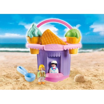Playmobil Ice Cream Shop Sand Bucket 9406 4008789094063
